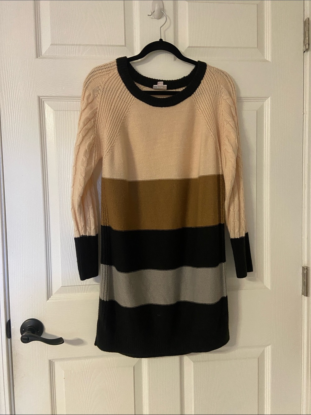 LULAROE ColorBlock LAUREN Sweater Dress